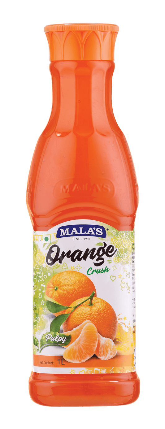 Mala's Orange Crush 1000ML Crush Mala's