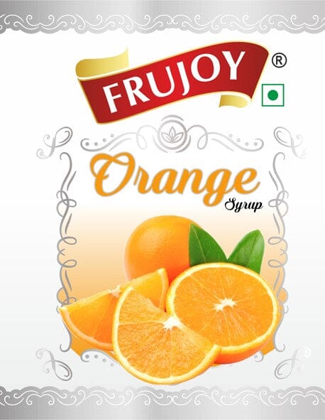 Frujoy Orange Syrup 750ml | For Fruit Mocktail | Cocktail | Milk Shake| Falooda | Baking Essentials Crush Frujoy