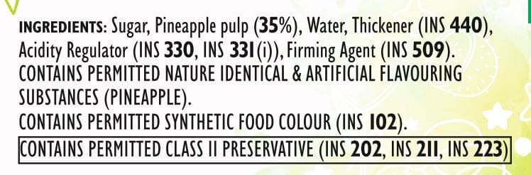 Mala's Pineapple Crush 1000 ML Pet Bottle Crush Mala's