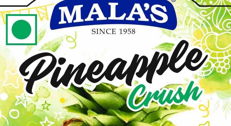 Mala's Pineapple Crush 750 ML Pet Bottle Crush Mala's