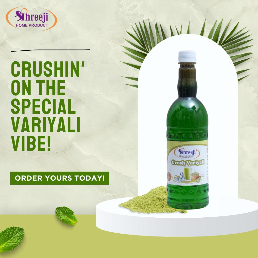 Shreeji Variali Syrup Mix with Water / Milk for Making Juice 750 ml
