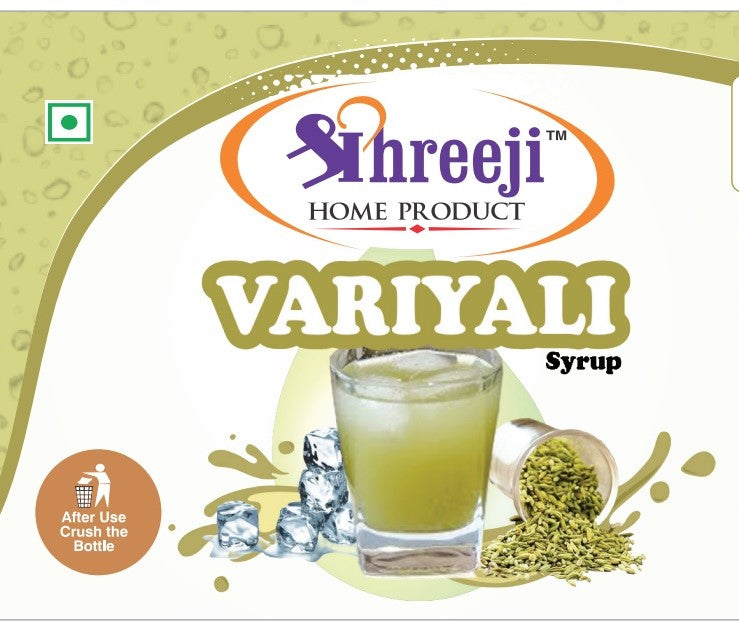 Shreeji Variali Syrup Mix with Water / Milk for Making Juice 750 ml