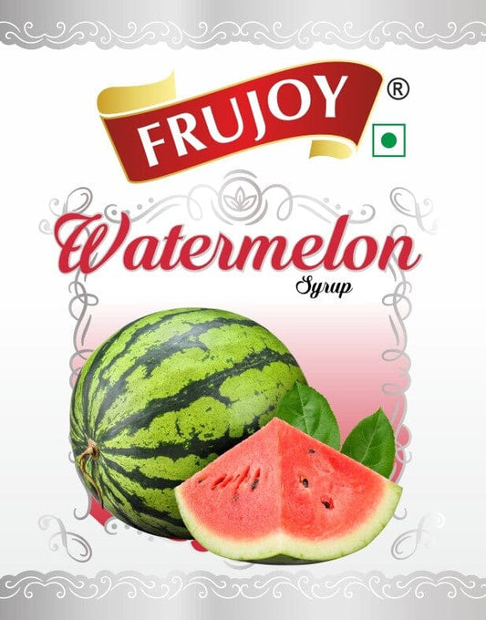 Frujoy Watermelon Syrup 750ml | For Fruit Mocktail | Cocktail | Milk Shake| Falooda | Baking Essentials Crush Frujoy