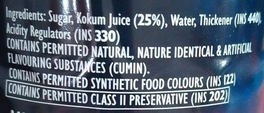 Mala's Kokum Cordial Syrup 750 ml for Mocktail & Cocktail MOCKTAIL Mala's