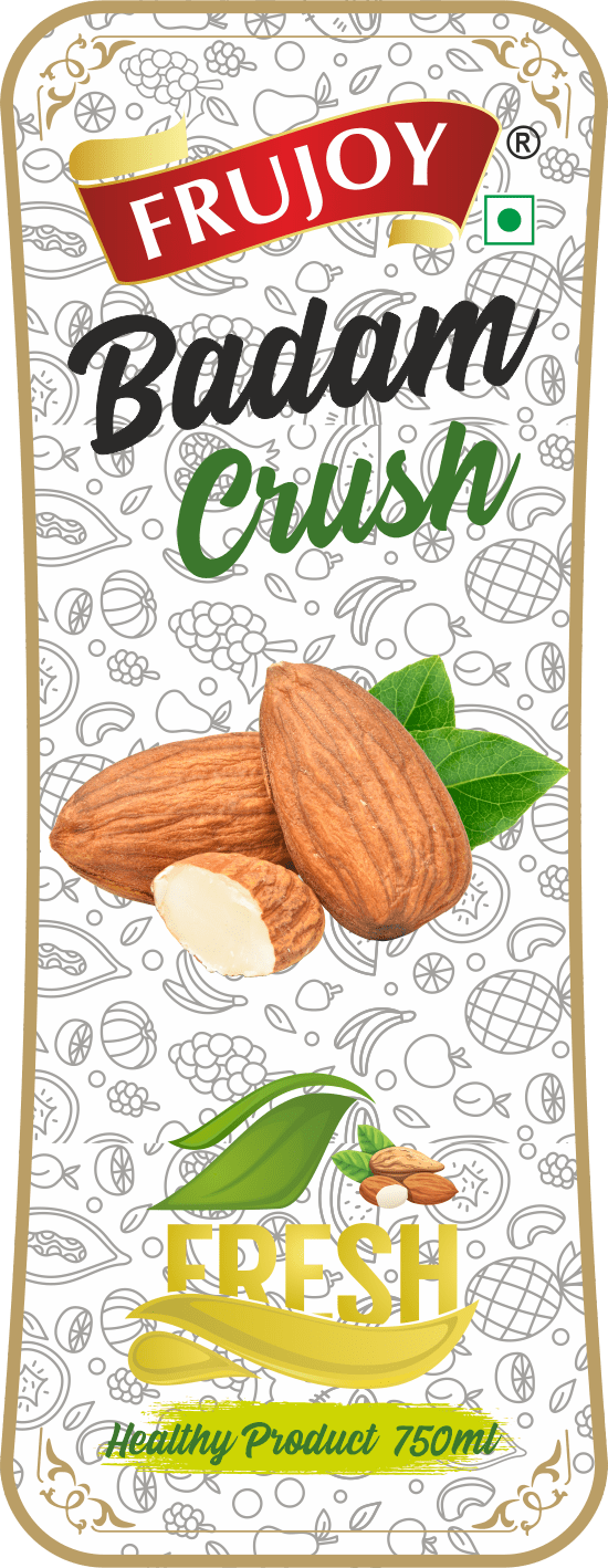 Frujoy Badam Crush 750ml | For Fruit Mocktail | Cocktail | Cake | Baking Essentials | Juices | Beverages Crush Frujoy