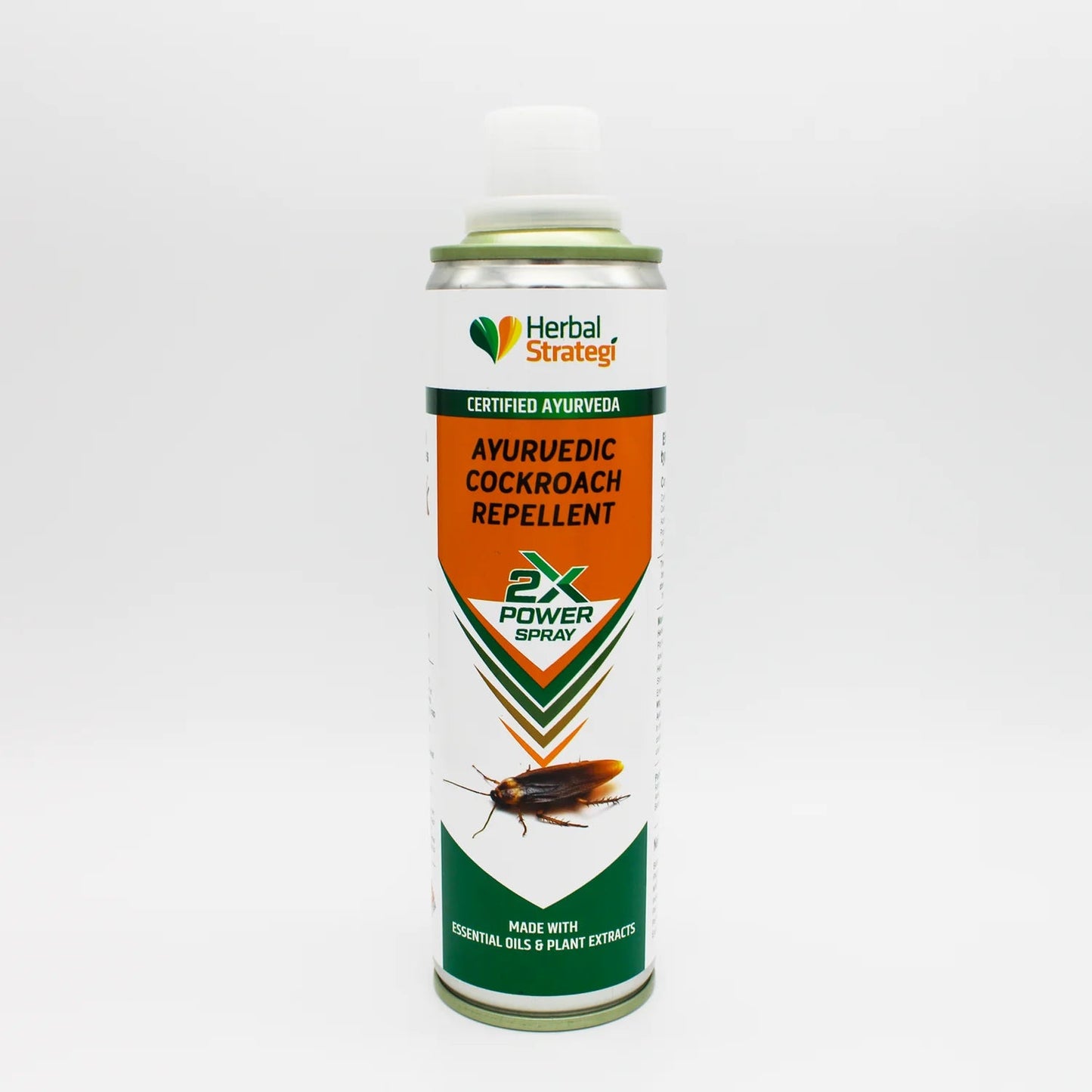 Herbal Strategi Ayurvedic Cockroach Repellent 200 ML | 2X power Aerosol Spray | Certified Ayurveda (AYUSH)| Non-Toxic & Eco friendly Repellent Herbal Strategi