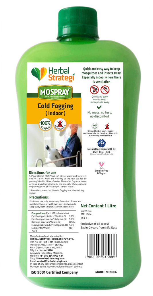 Herbal Strategi Cold Fogging Indoor Liquid 1L Fogging Herbal Strategi