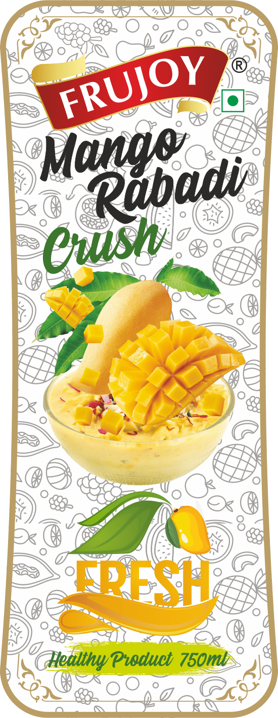 Frujoy Mango Rabadi Crush 750ml | For Fruit Mocktail | Cocktail | Cake | Baking Essentials | Juices | Beverages Crush Frujoy