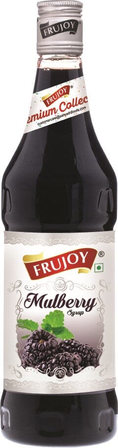 Frujoy Mulberry Syrup 750ml | For Drinks Juices | Fruit Mocktail | Cocktail | Sharbat | Baking Essentials | Beverages Crush Frujoy