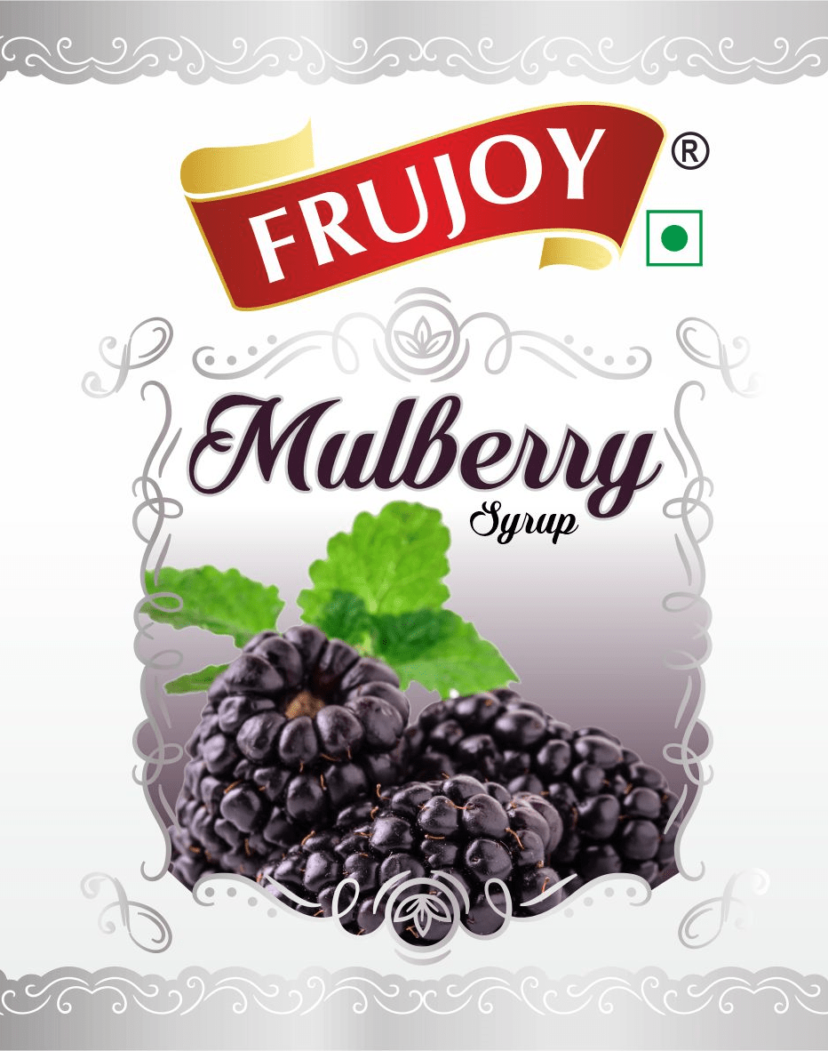 Frujoy Mulberry Syrup 750ml | For Drinks Juices | Fruit Mocktail | Cocktail | Sharbat | Baking Essentials | Beverages Crush Frujoy