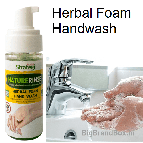 Herbal Strategi Foam Hand Wash Refill 500 ML Better Homes Herbal Strategi