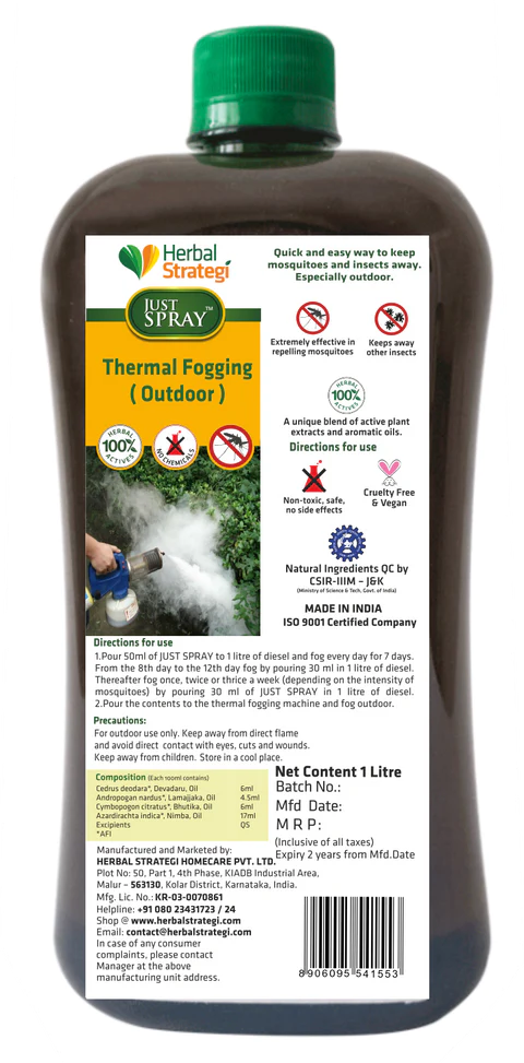 Herbal Strategi Thermal Fogging Outdoor 1L Fogging Herbal Strategi