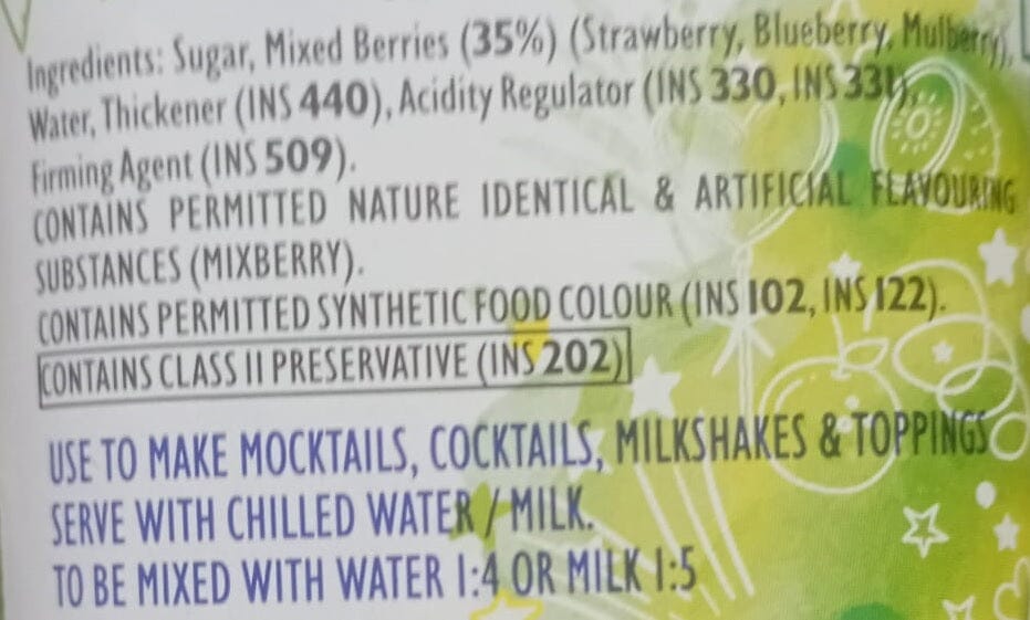 Mala's Verry Berry Whole Crush 750 ML Pet Bottle CRUSH Mala's