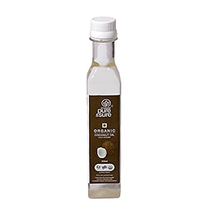 Pure & Sure Organic Coconut Oil, 250ml Oil Pure & Sure