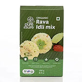Pure & Sure Organic Rava Idli Instant Mix | Ready to Cook Idli Rava | South Indian Instant Rava Idli Mix, Delicious & Aromatic, 250g.