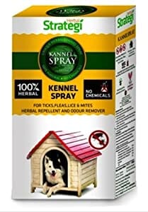 Strategi Kennel Spray Herbal Protection from Ticks, Fleas, Lice and Mites in the Kennel Area, 100 ml Herbal Strategi