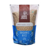 Pure & Sure Organic Basmati Rice | Instant Boost of Energy | Rich in Fiber, Good for Diabetic People, Helps Lower Blood Pressure | Healthy & Wholesome Basmati Rice 1 kg Packet