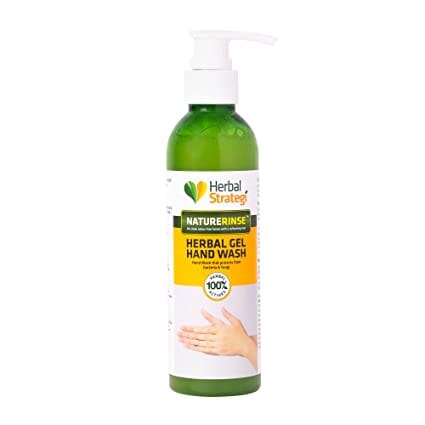 STRATEGI Herbal Gel Hand Wash 200ml, Green