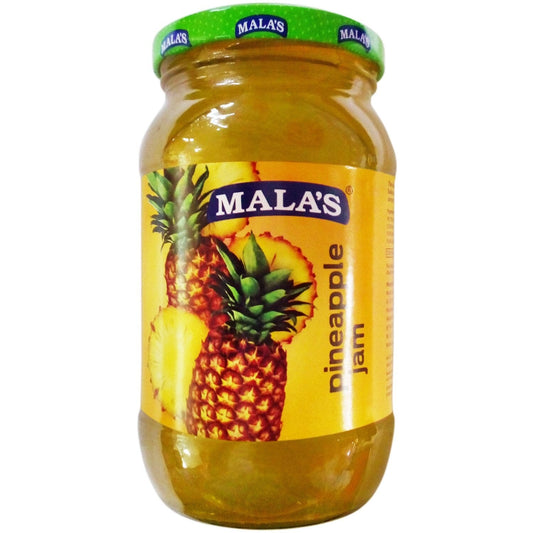 Malas Pineapple Jam 500g Glass Jar JAM Mala's