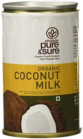 Pure & Sure Organic Coconut Milk, 160ml Coconut Based Pure & Sure
