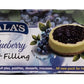 Mala's Blue Berry Fillings for Pie , Pastry & Cake 1 Kg Pet Tub FILLINGS Mala's