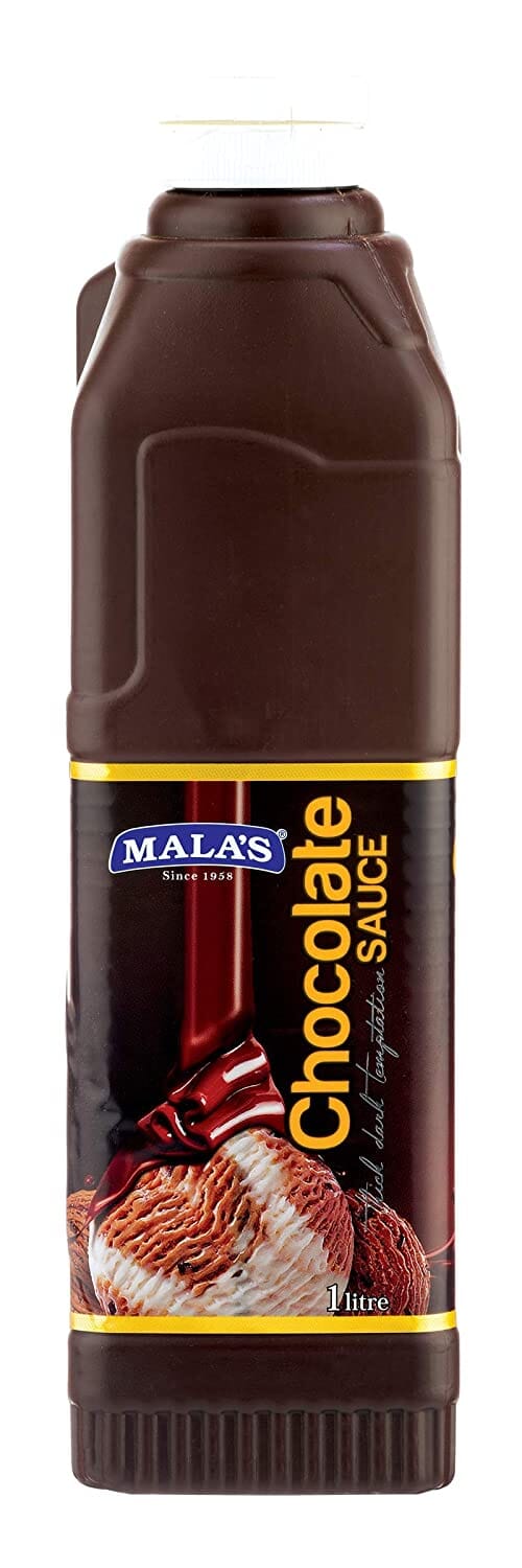 Malas Chocolate Sauce 1ltr Pet Bottle CHOC SAUCE Mala's