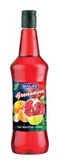 Mala's Granadine Cordial Syrup 750 ml for Mocktail & Cocktail