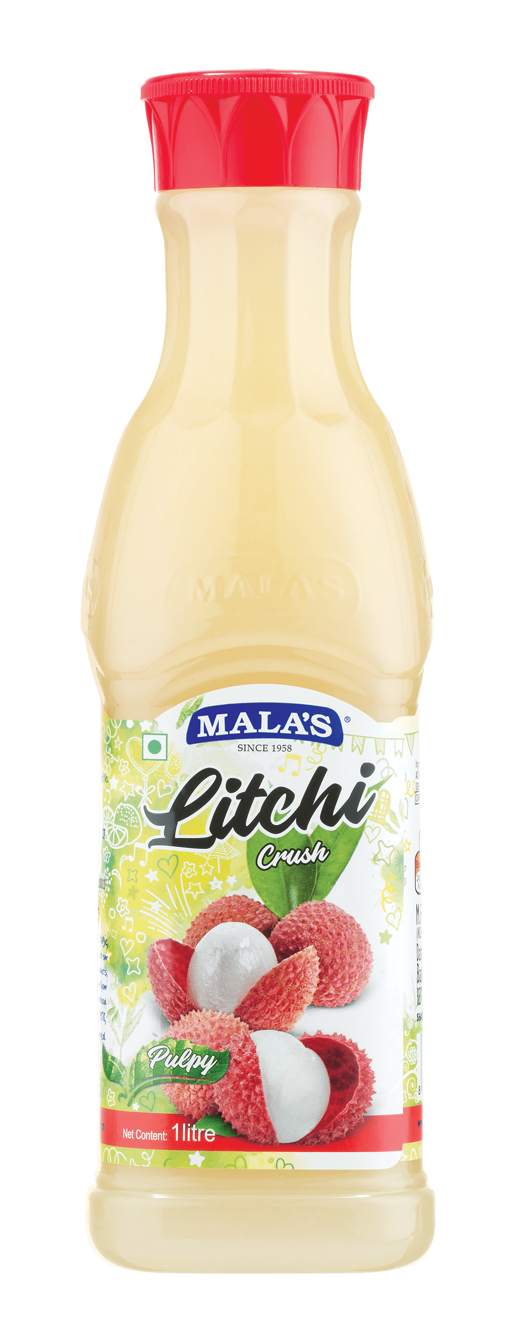 Mala's Litchi Crush 1000ML Crush Mala's