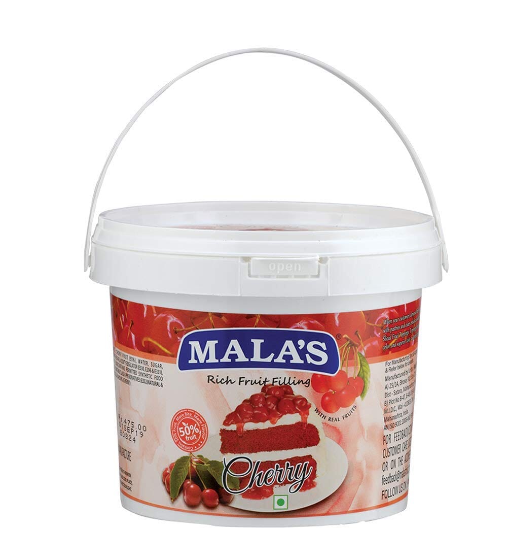 Mala's Cherry Fillings for Pie , Pastry & Cake 1KG FILLINGS Mala's