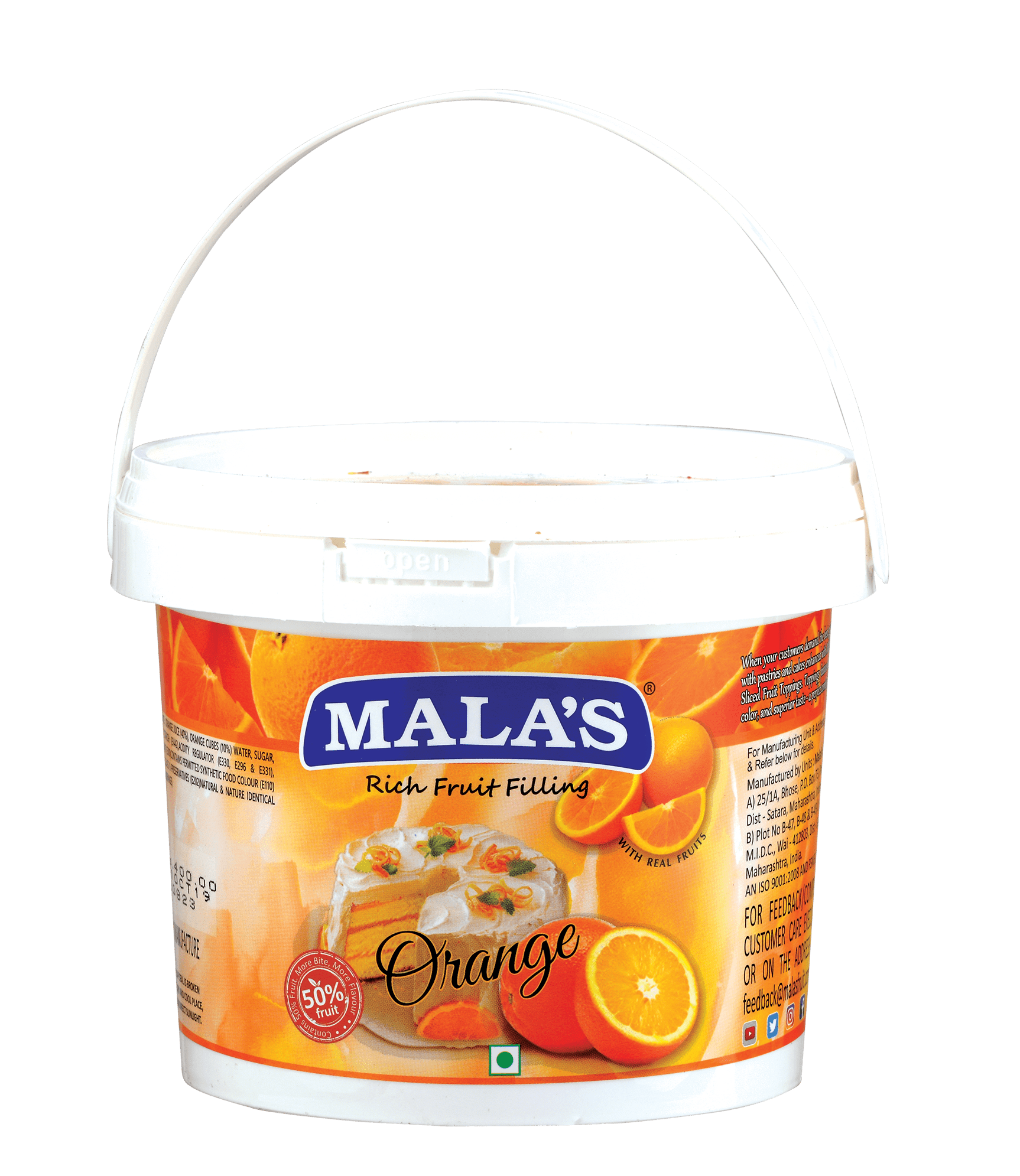 Mala's Orange Fillings for Pie , Pastry & Cake FILLINGS Mala's