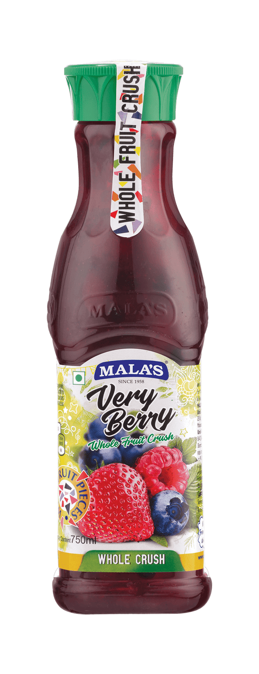 Mala's Verry Berry Whole Crush 750 ML Pet Bottle CRUSH Mala's