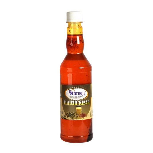 Shreeji Elaichi kesar Syrup Mix with Milk 500ml Syrup Shreeji