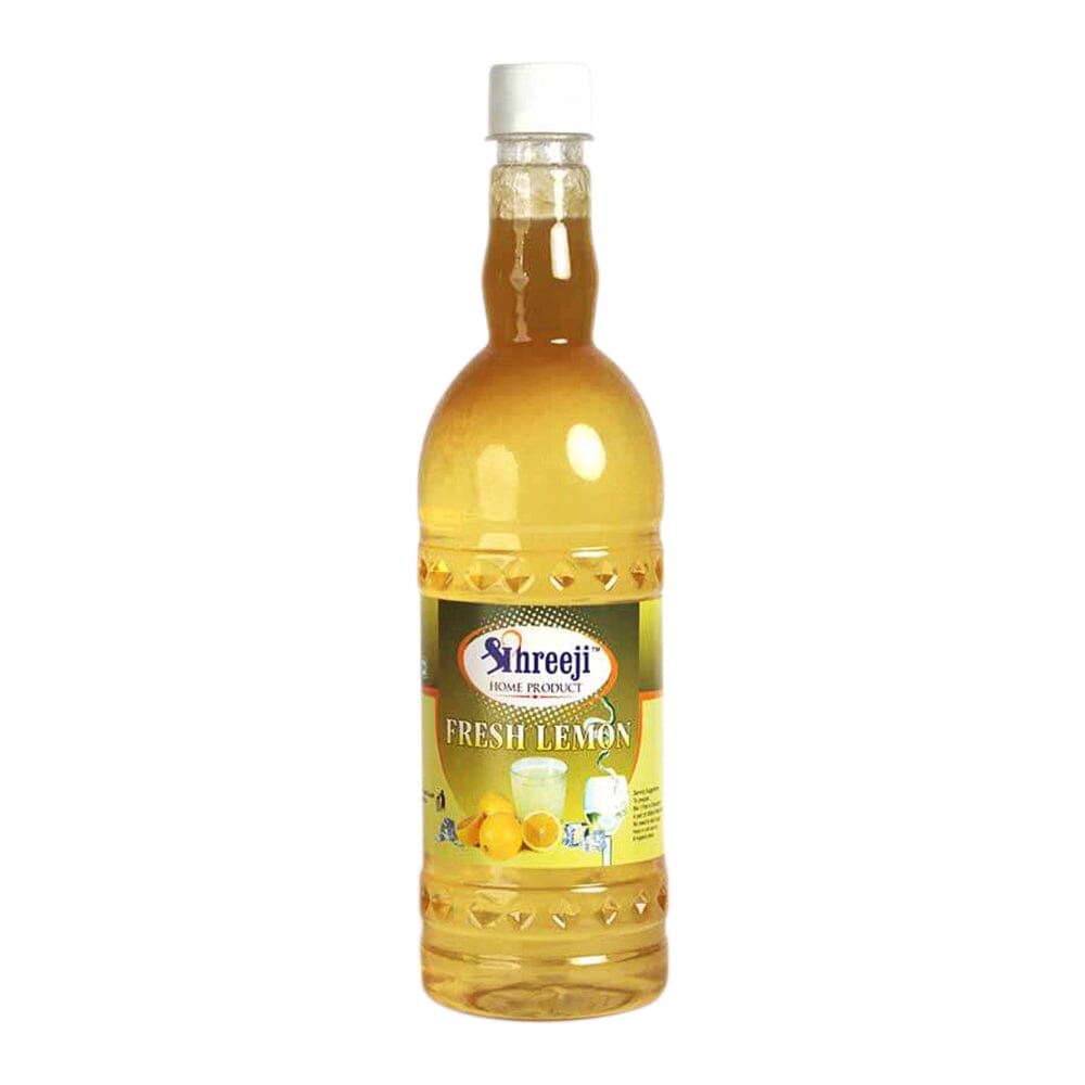 Shreeji Fresh Lemon Syrup Mix with Water for Making Juice 750 ml Syrup Shreeji
