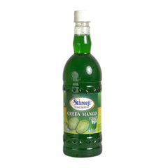 Shreeji Green Mango Syrup Mix with Water for Making Juice 750 ml
