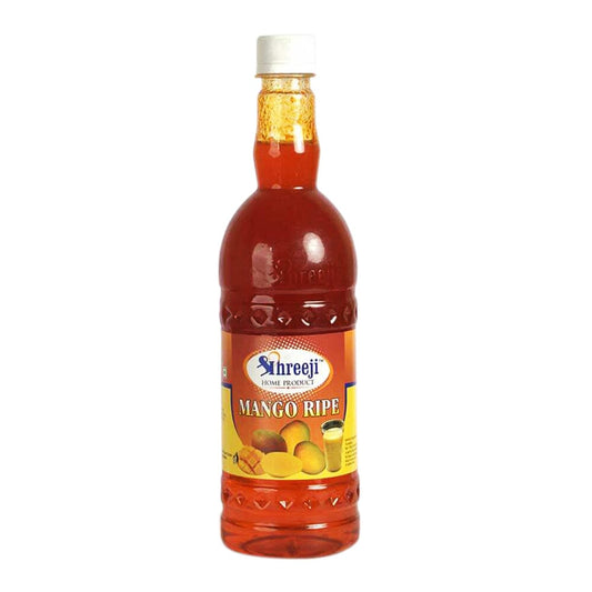 Shreeji Mango Ripe Syrup Mix with Water for Making Juice 750 ml Syrup Shreeji