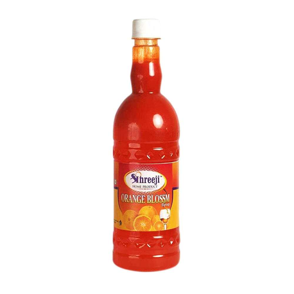 Shreeji Orange Blossm Syrup Mix With Milk For Making Milkshake 750 ml Syrup Shreeji