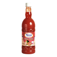 Shreeji Pink Peru Syrup Mix With Water For Making Juice 750 ml